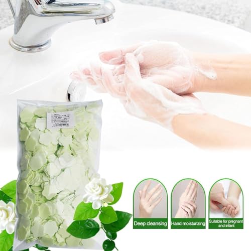 YuanHolumid 1000 Sheets Disposable Paper Soap - Portable Travel Hand Wash