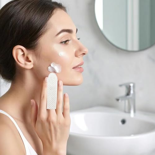 100 PCS Cotton Finger Cots, Finger Covers Protection for Finger Tips, Breathable, Sweat Resistant, and Wear-Resistant, and Injured Fingers,Ear Cleaning Finger Wipes for Dogs and Catss