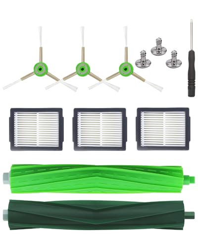iRobot Roomba Replacement Parts Kit - Dual Rubber Brushes & HEPA Filters