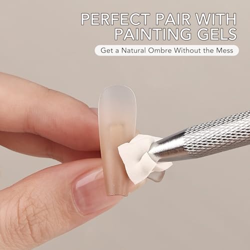 GAOY Ombre Nail Sponge Kit with Grabbing Pen and Storage Box