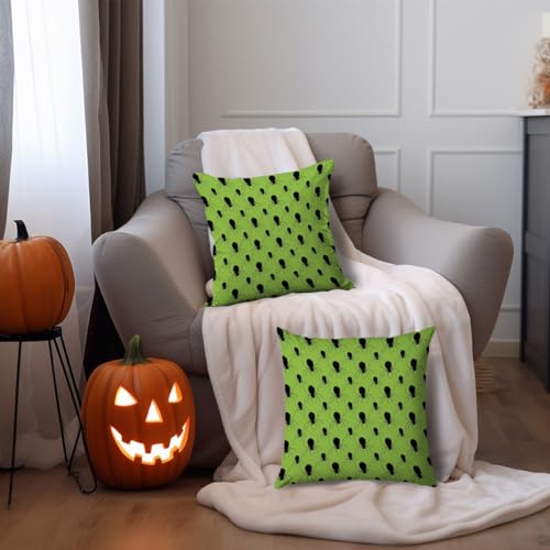 Throw Pillow Covers 18x18 Soft Holiday Decorative Cushion Cases 2PCS