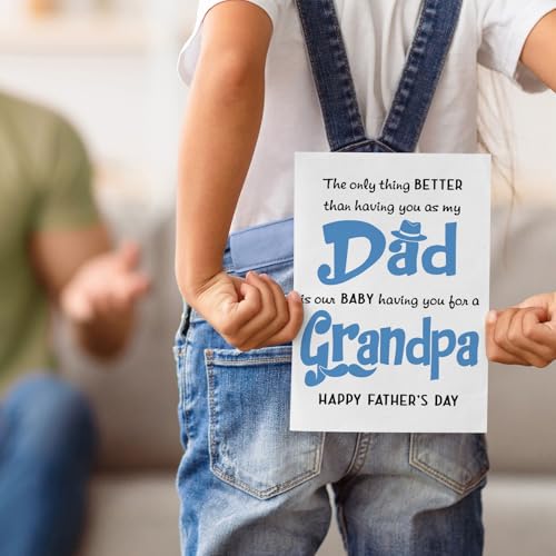 Funny Grandpa Father's Day Card - Better Than Dad Quote