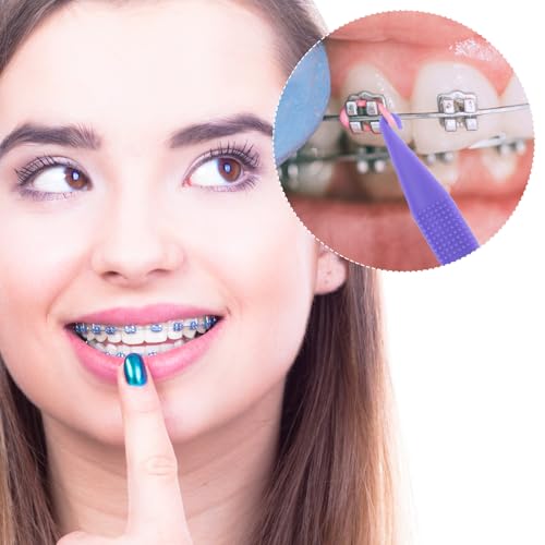 YALOJE 25pcs Orthodontic Rubber Band Placers with Hook and Pusher