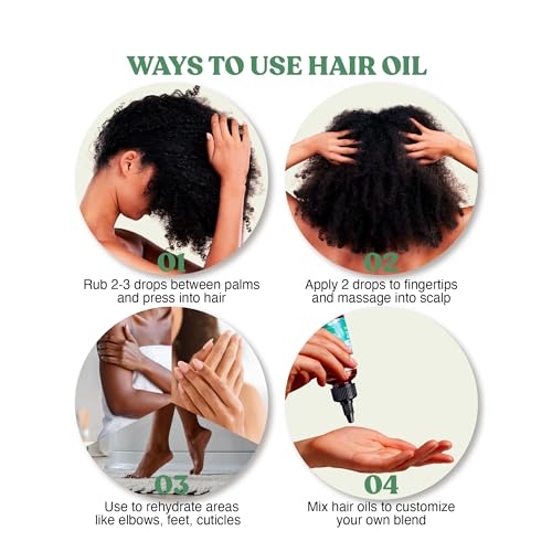 Red by Kiss Biotin Infused Natural Hair Oil, 2.5 Fl Oz