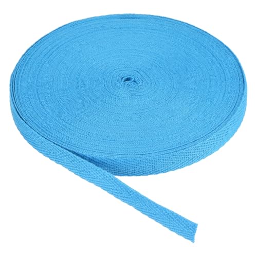 PATIKIL Cotton Twill Tape 3/8 Inch 25 Yards Herringbone Ribbon for Sewing