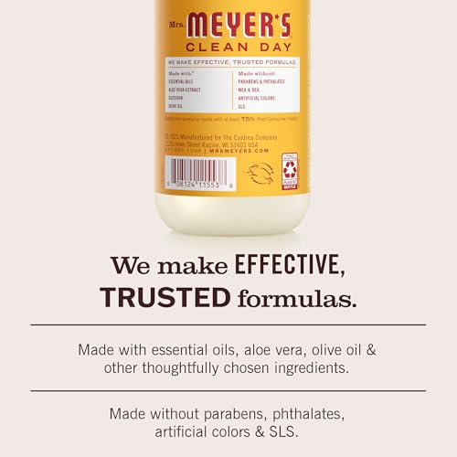 Mrs. Meyer's Clean Day Liquid Hand Soap, Clementine Scent, 12.5 Fl Oz