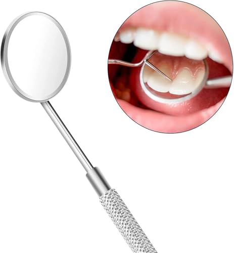 Stainless Steel Dental Mouth Mirror - 5.5 Inch Anti-Fog Dentist Oral Inspection Tool