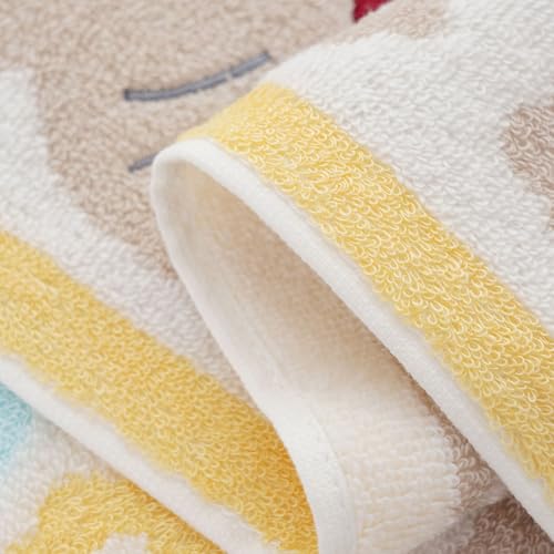 Kissvian 2-Pack Cute Cat Hand Towel Set - Soft Cotton Decorative Washcloths