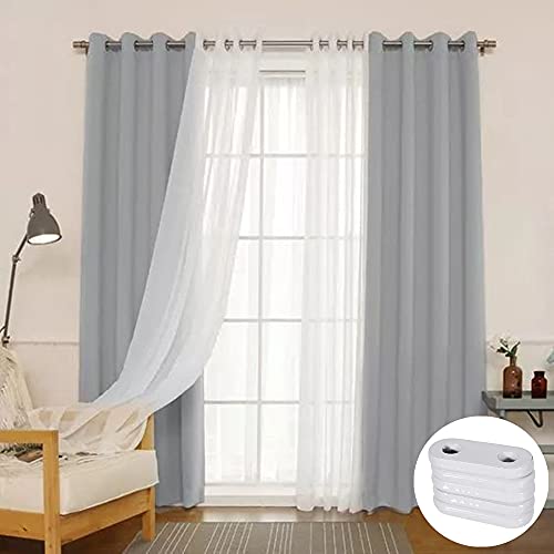 10 Pcs White Curtain Pendant Weights - 28g Each for Stability