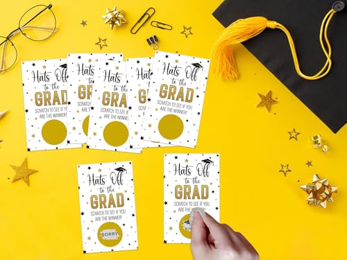 36PCS Graduation Scratch Off Cards - Fun Raffle Game for Grads