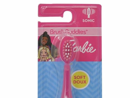 Brush Buddies Barbie Electric Toothbrush for Kids, Soft Bristles & Sonic Power