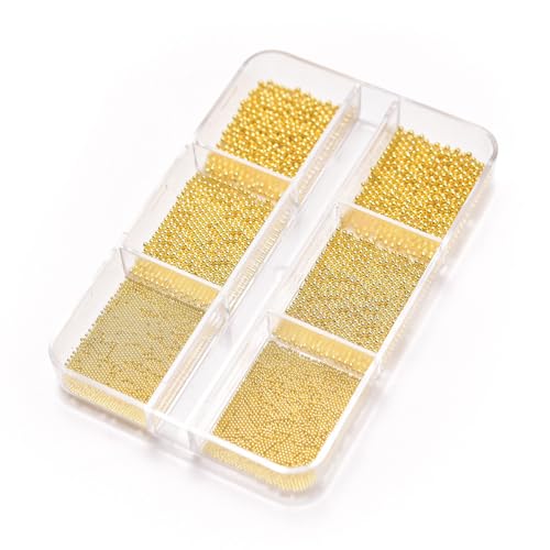 KADS Metal Nail Caviar Beads & Ball Studs - 0.5mm, 0.8mm, 1mm