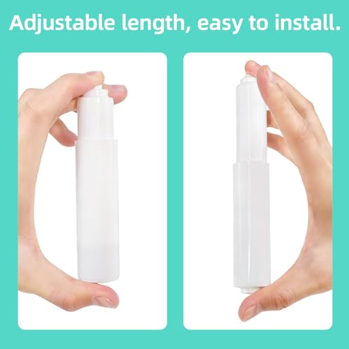 Spring Loaded Toilet Paper Holder Replacement Rod - 3 Pack