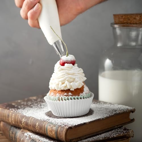 Cobee 10Pcs Stainless Steel Round Piping Tips Set for Cake Decorating