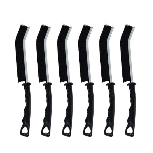 6-Piece Hard Bristle Cleaning Brush Set for Tight Spaces