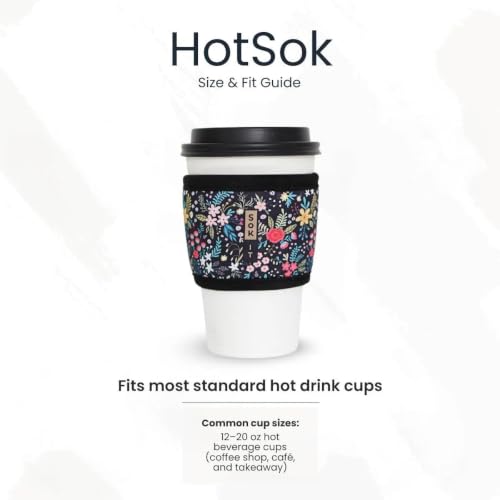 Reusable Insulated Coffee Sleeve - Tis the Season, One Size HotSok