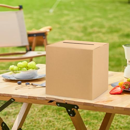 Kraft Card Box Money Holder for Wedding Party 9 Inch DIY Gift Box
