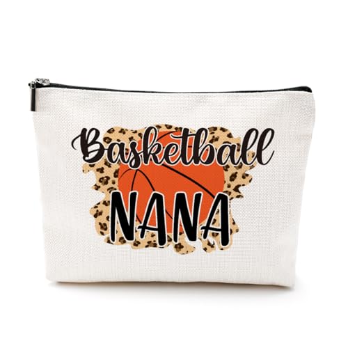 Basketball Nana Makeup Bag Travel Toiletry Pouch for Women