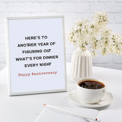 Funny Anniversary Card for Couples - Witty Quote with Envelope