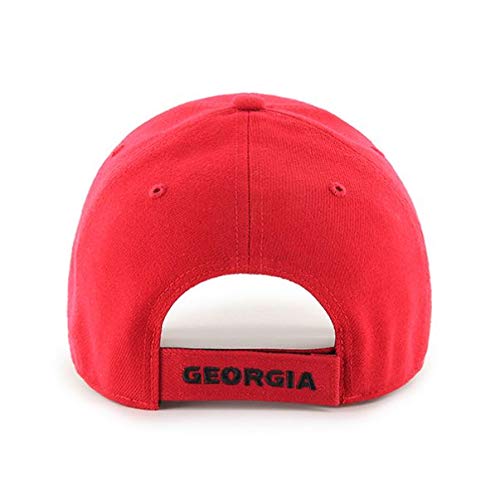 '47 NCAA Georgia Bulldogs Mens MVP Wool Adjustable Hat MVP Wool Adjustable Hat, Red, One Size