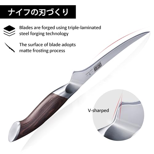 Japanese High Carbon Steel Vegetable and Meat Cleaver Kitchen Knife