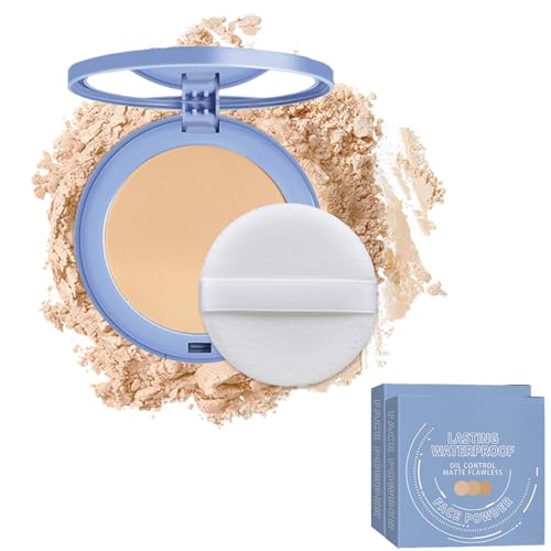 Rewdut Matte Perfection Pressed Powder - Oil Control Finishing Compact 2Pcs
