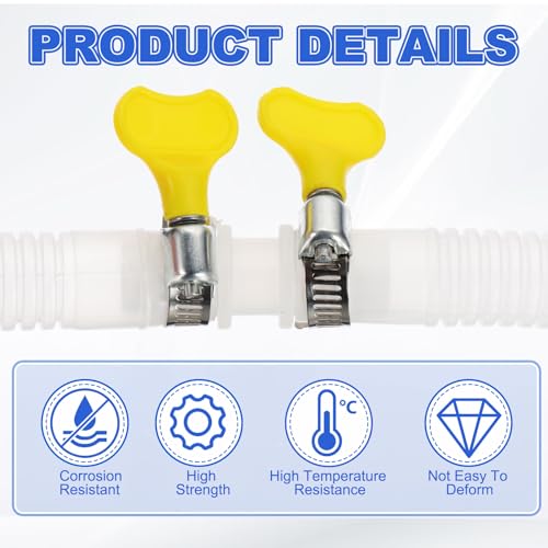 PATIKIL Drain Hose Connector for Washing Machines & ACs - 0.6-0.7"