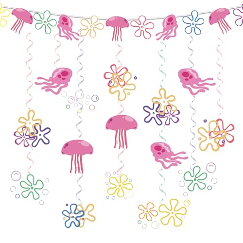 Under the Sea Jellyfish Party Decorations Set - 61PCS Ocean Theme