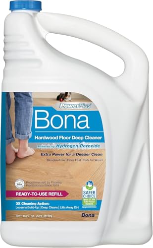 Bona PowerPlus Hardwood Floor Deep Cleaner Refill - 128 Fl Oz