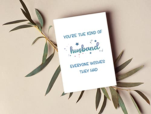 Husband Anniversary Card - Heartfelt Valentine's Day Card for Hubby
