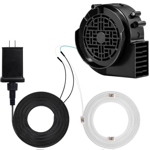 Inflatable Replacement Fan Blower 12V 1.5A with 3 LEDs - Yard Inflatable Decor