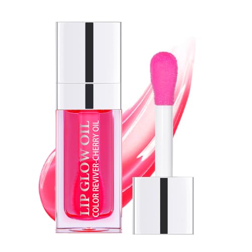 Zifeifeigs Hydrating Lip Oil Moisturizing Gloss Balm 015 Cherry