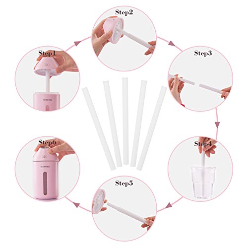 Haofy Humidifier Filter Sticks - Cotton Replacement Wicks for USB Diffusers