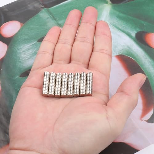 6x2mm 60 Pcs Neodymium Magnets for Crafts, Nail Art, Fridge & Whiteboard
