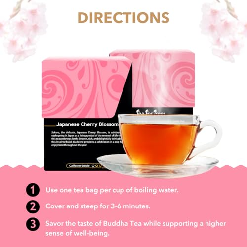 Japanese Cherry Blossom Black Tea - Microplastic Free Blend