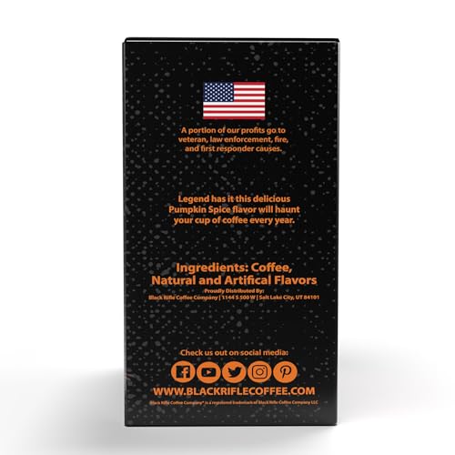 Black Rifle Coffee Pumpkin Spice K Cups - 22 Count Medium Roast Pods