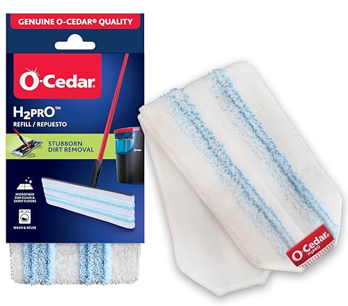 O-Cedar H2prO Microfiber Mop Pad Replacement - Machine Washable