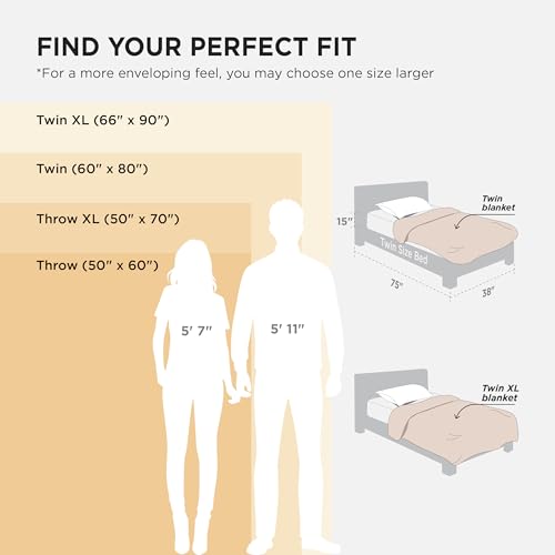 Bedsure GentleSoft Fleece Blanket - Twin Size 60x80, Black Plush Throw