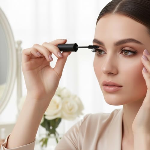 Eldraqth 6-Pack Empty Mascara Tubes with Wands 10ml Refillable Containers