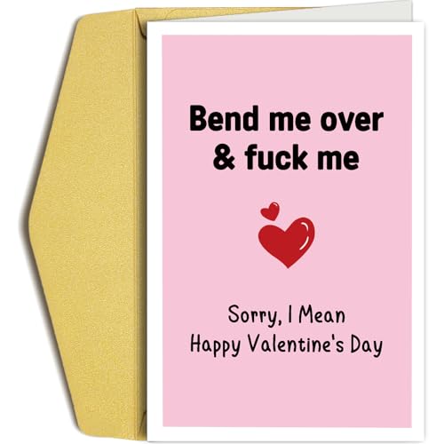 Funny Valentine's Day Card for Him – Raunchy Love Note