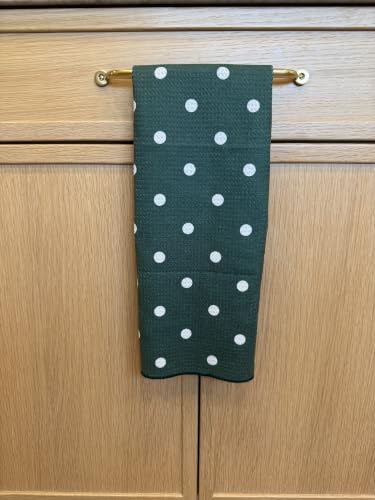 Christmas Holly Kitchen Towels Set - 3 Microfiber Dish & Hand Towels