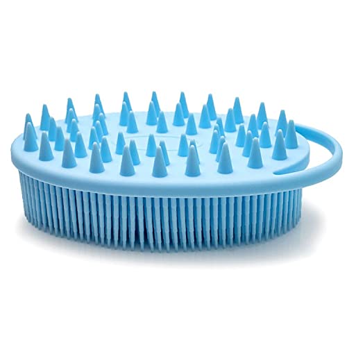 MR LION Silicone Body Scrubber & Exfoliating Shower Brush (3-Pack)