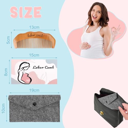 Labor Pain Relief Birth Comb - Natural Acupressure Tool for Pregnancy and Hospital Bag