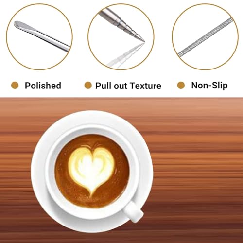 12oz Stainless Steel Milk Frother Pitcher for Latte Art