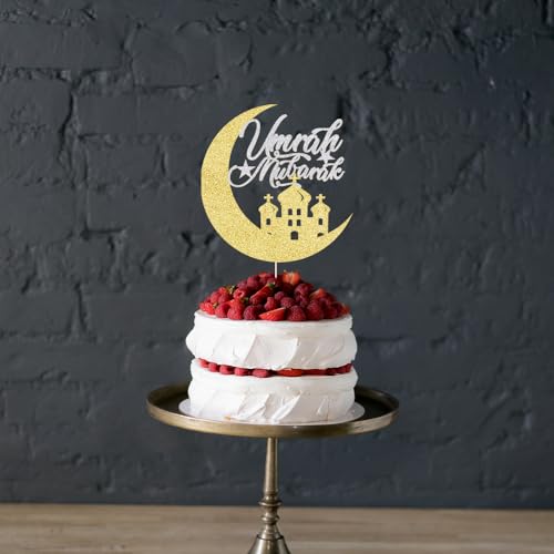 Umrah Mubarak Cake Topper for Eid & Party Celebrations