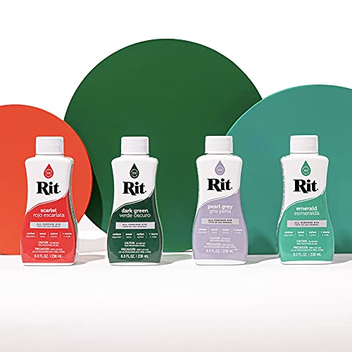 Rit Pearl Gray Liquid Dye 8oz - Fabric & Home Colorant for Textiles