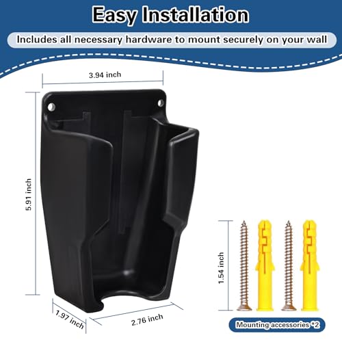 Wall Mount for Bissell Pet Hair Eraser Handheld Vacuum (2390, 2390A, 2284W)