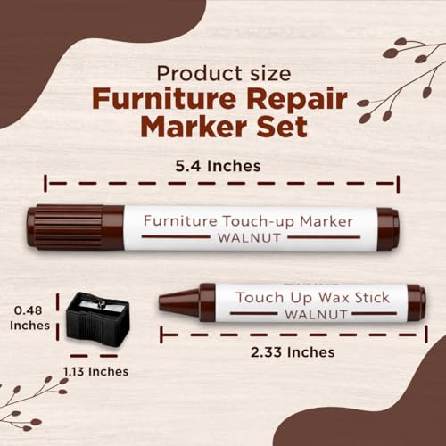 14-Piece Furniture Repair Marker Set for Wood Touch-Ups