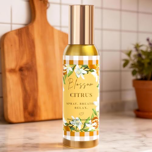 CLESH Blossom Citrus Room Spray - 4 oz Long-Lasting Air Freshener