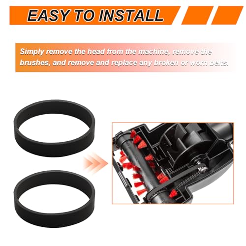 4 Pack Replacement Vacuum Belts for Kirby G3-G7, Sentria & Avalir Models